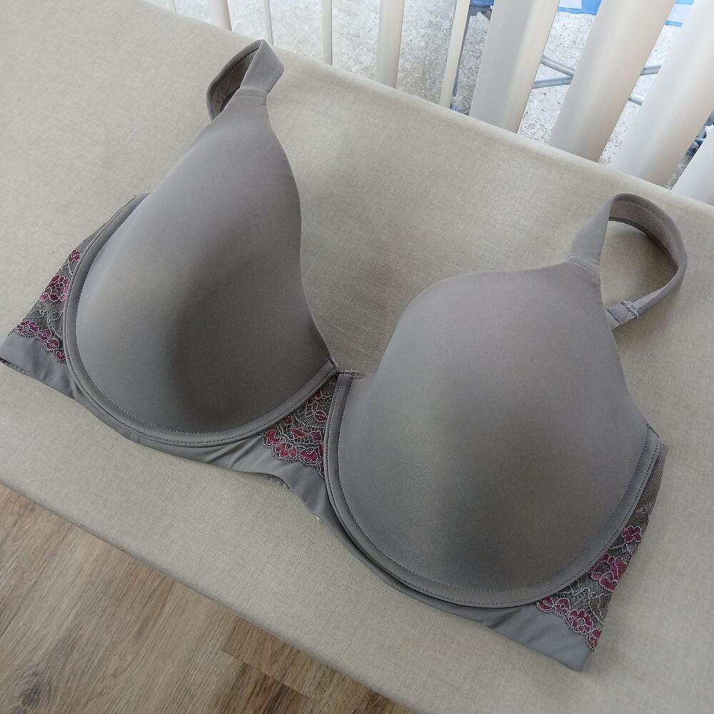 Leading Lady Brigitte Lace Lightly Padded Underwire T-Shirt Bra 38DDD Style 5214 - Picture 1 of 9